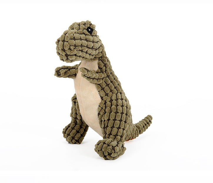 Dinosaur Pet Toys Plush Stuffing Squeakers