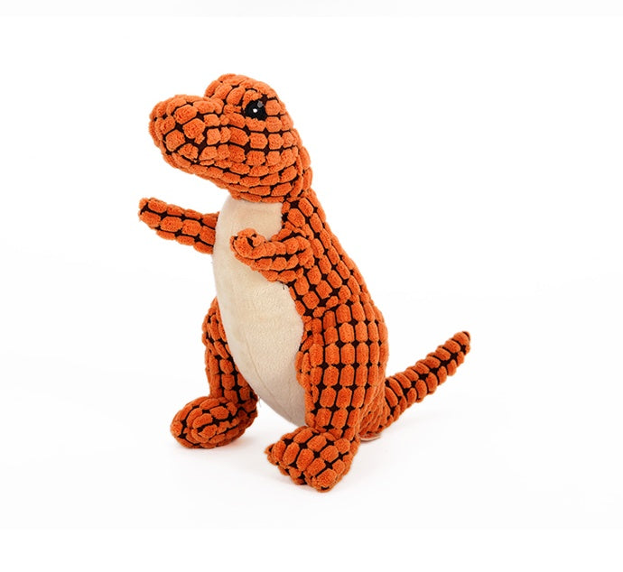 Dinosaur Pet Toys Plush Stuffing Squeakers