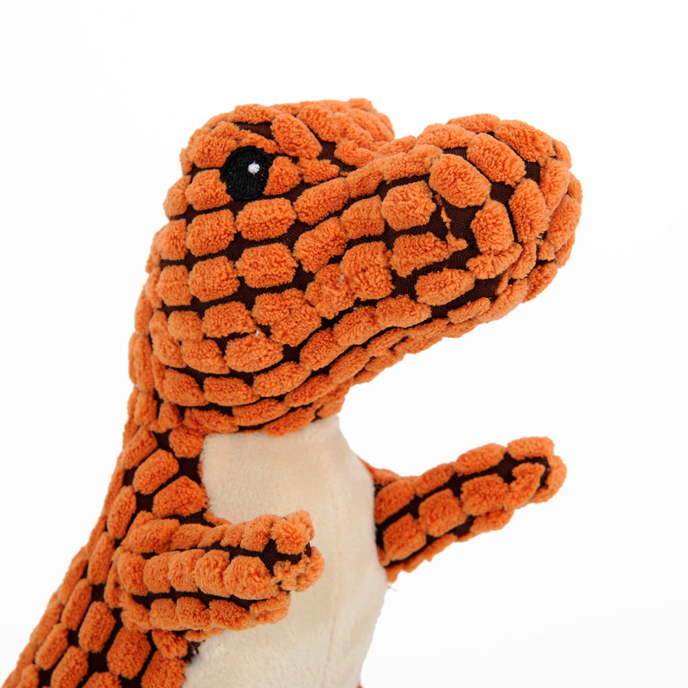 Dinosaur Pet Toys Plush Stuffing Squeakers