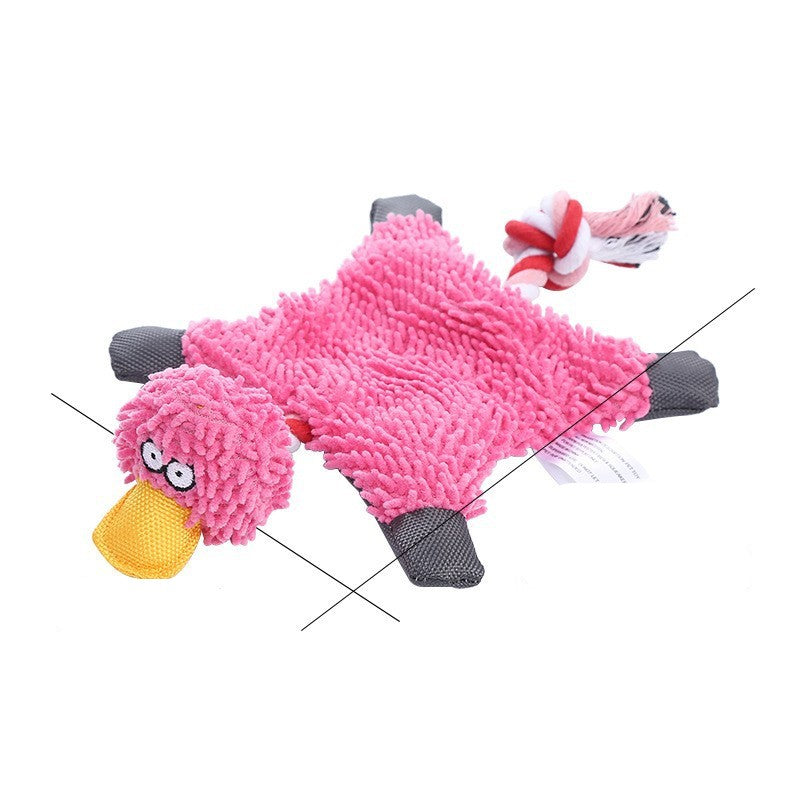 Pet Toy Donkey Shape Corduroy Chew Toy For Dogs