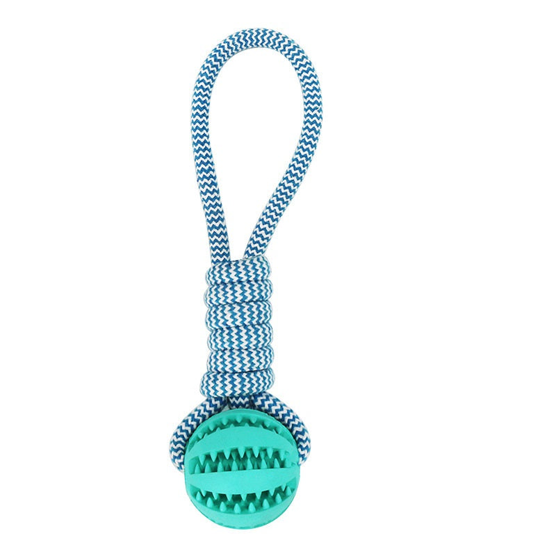 Dog Toys Treat Balls Interactive Hemp Rope Rubber